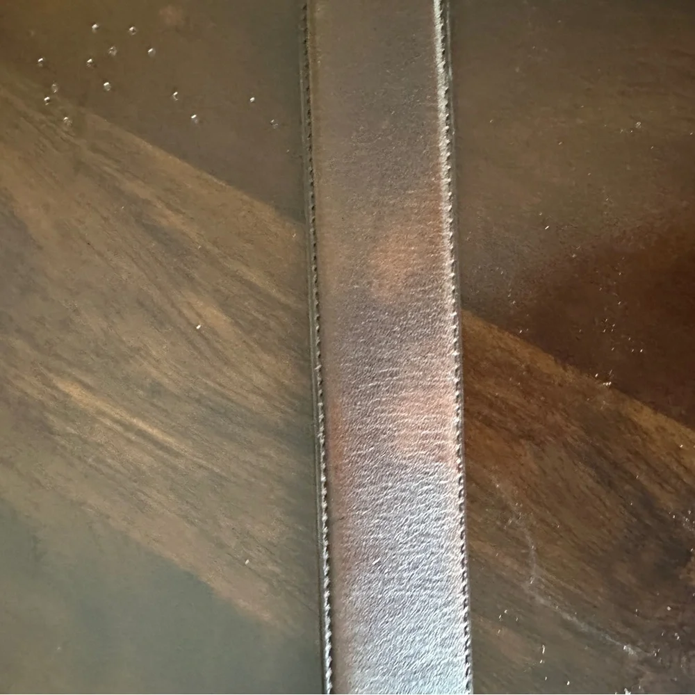 Cole Haan reversible belt. Size 42 silver buckle. Brown & dark brown